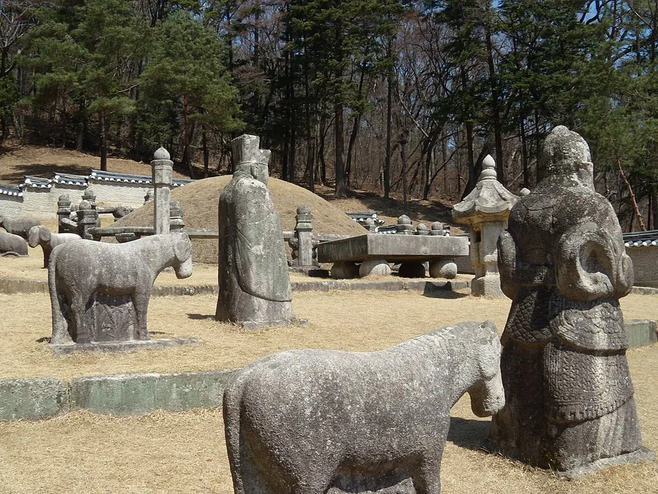 The royal tomb of King Sejo at Gwangneung.