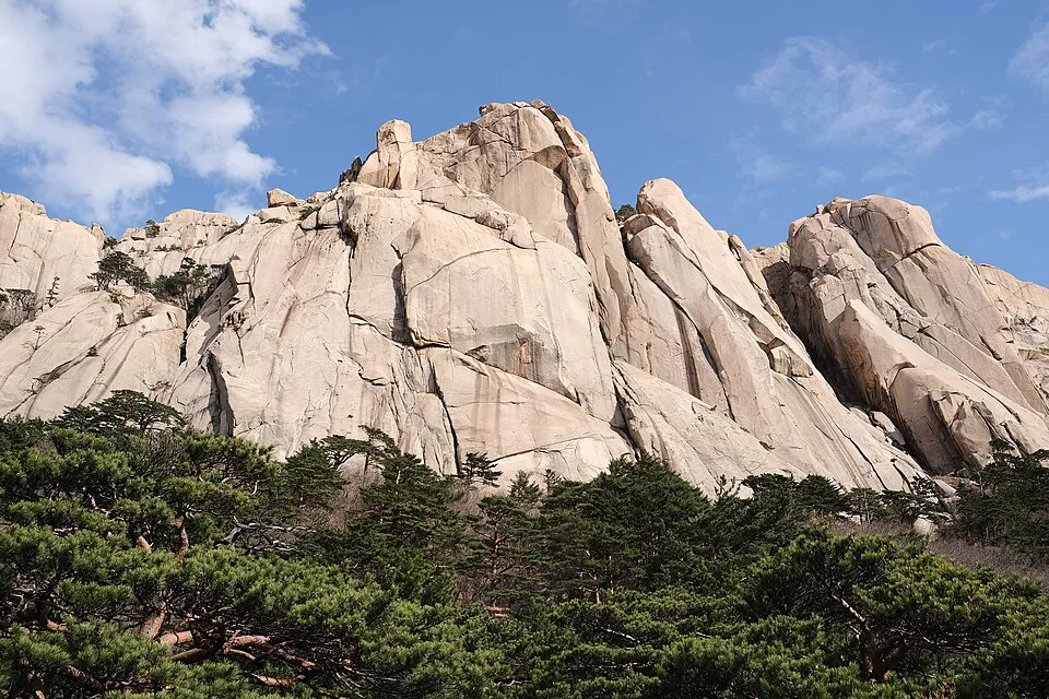 Ulsanbawi peaks in Seoraksan National Park