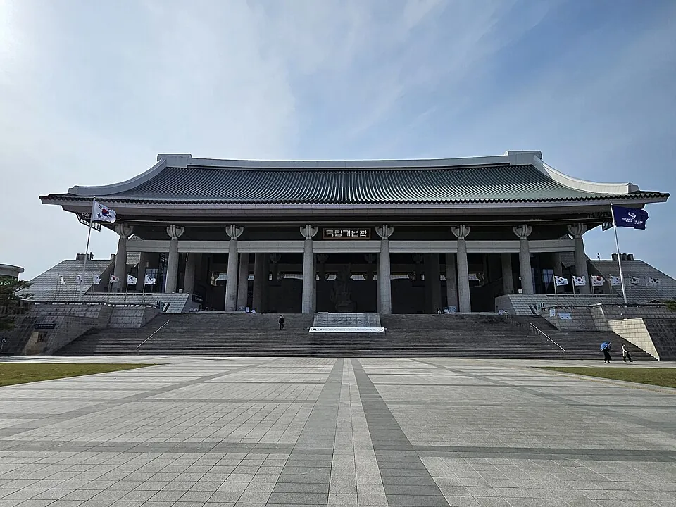 Main hall at the Independence Hall of Korea
