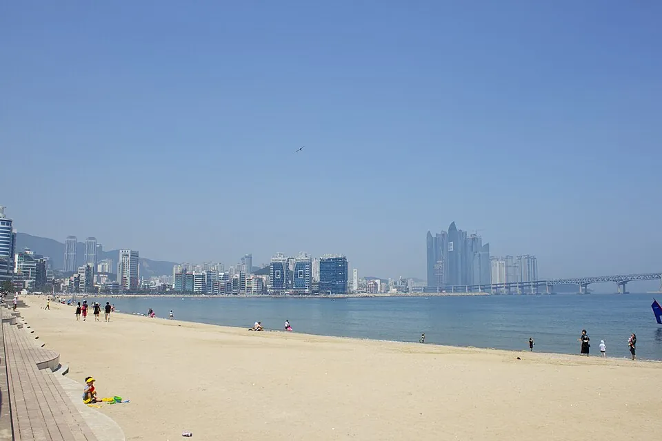 Gwangalli Beach and Gwangan Bridge