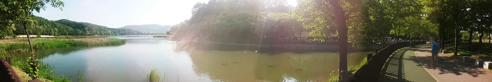 A panorama of Yuldong Park.