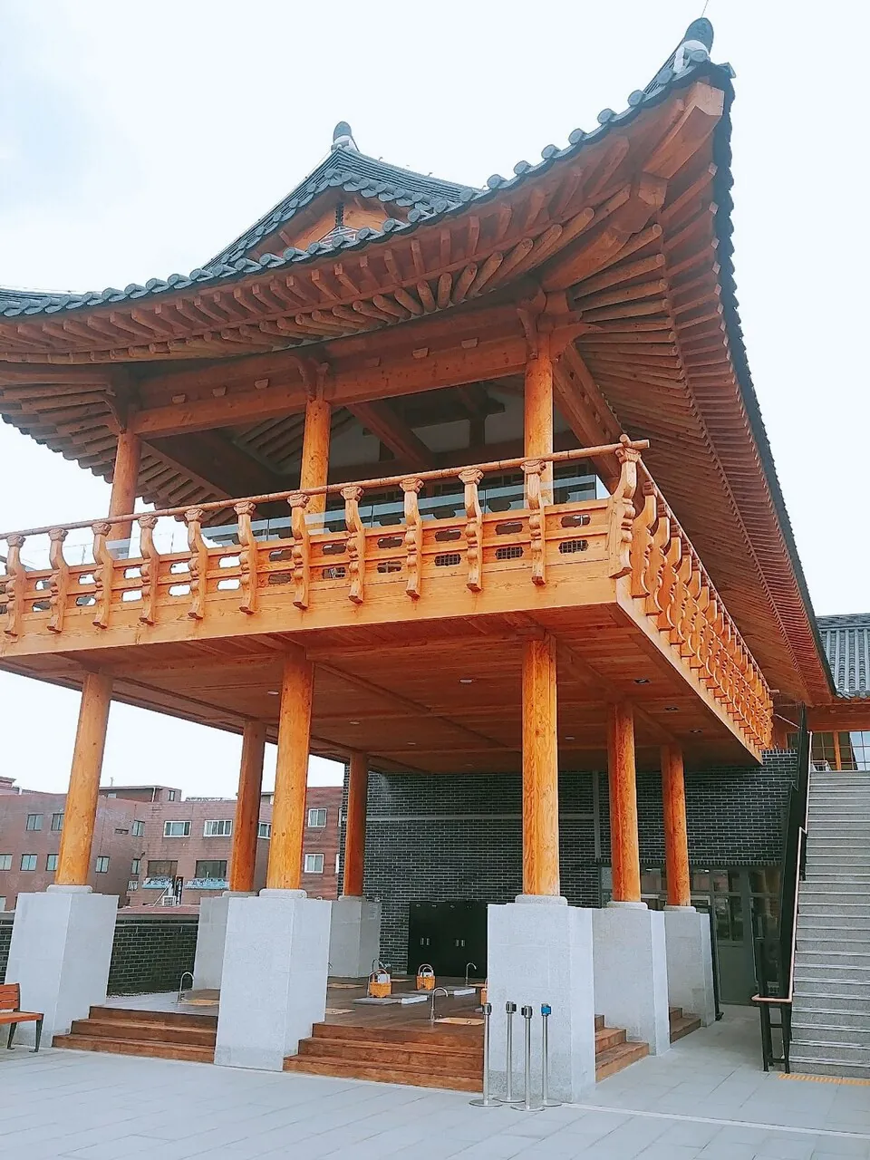 Outdoor pavilion at Seoul K-Medi Center