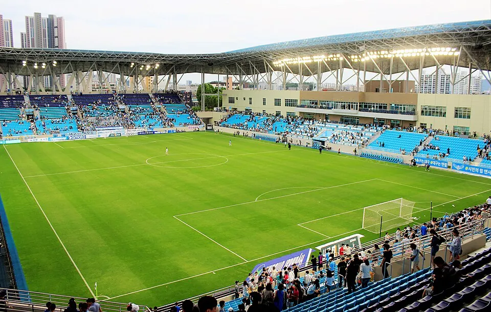 Daegu football stadium at the Civic Stadium site